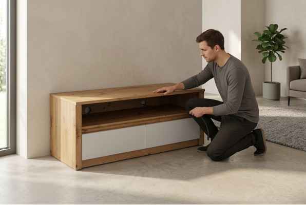 Buffet alto Cómoda Cómodas Tablero Malta TV moderno Mesa auxiliar