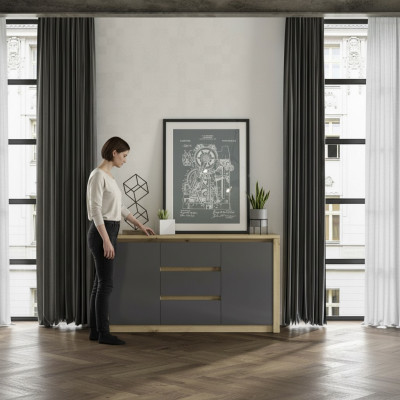 Muebles de madera armarios aparadores cómodas Cómoda maciza aparador armario Nuevo