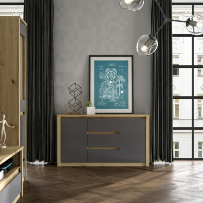 Muebles de madera armarios aparadores cómodas Cómoda maciza aparador armario Nuevo