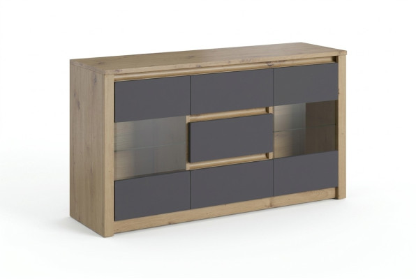 Diseño de muebles de sala de estar Aparador de madera moderno Cómoda Cómoda Armario alto Nuevo