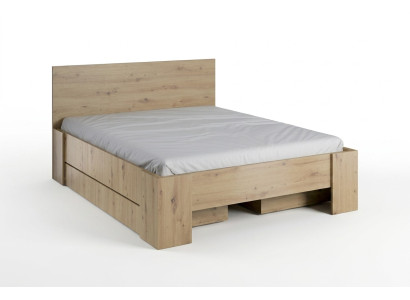 Diseño de lujo de muebles de hotel doble de madera, camas de dormitorio, nuevo marco de cama.