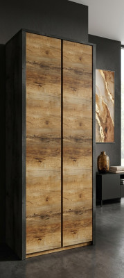 Dormitorio armario muebles de madera armario estilo rústico diseño marrón