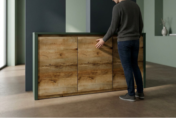 Muebles de diseño estanterías armario armarios madera gabinete marrón armario cómoda