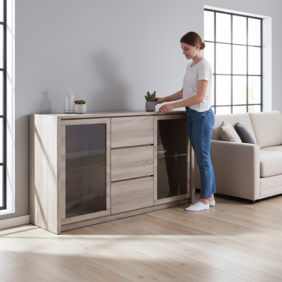 Mueble de diseñador Aparador Bajo Tablero Armario Cómodas Aparador Armario Nuevo