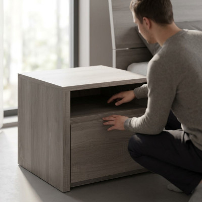 Mesitas de noche Mesas auxiliares de madera Consolas de madera Nuevos Diseñador Mesa de noche Consola de lujo