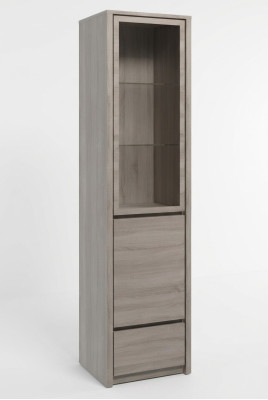 Muebles de sala de estar modernos vitrina de vidrio madera armario nuevo.