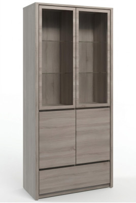 Comedor Madera Sala de estar Muebles Vitrina Cómoda Vitrinas Gabinete de vidrio Armarios