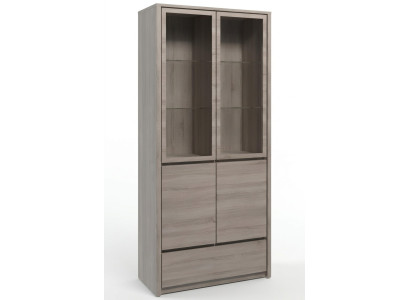 Comedor Madera Sala de estar Muebles Vitrina Cómoda Vitrinas Gabinete de vidrio Armarios