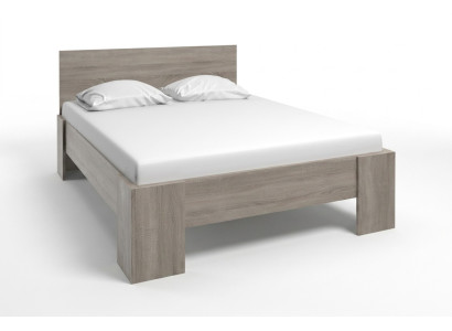 Muebles de diseño de lujo para dormitorio cama de madera estilo casa de campo cama doble de madera.