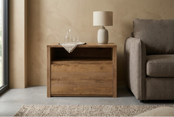Mesa de noche, mesita de noche, cómoda, consola, mesita auxiliar con cajón, consolas de diseño.