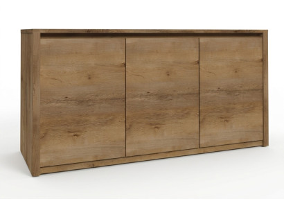 Moderno aparador de madera cómoda aparadores armario del salón de 130 cm XL tableros bajos