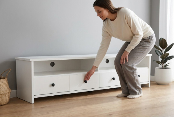 mueble de diseño rtv estilo aparador de televisión brillo bajo cómoda tablero pared armario de lujo