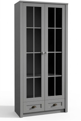 Vitrina estantería archivador vitrina antiguo lujo armario madera muebles armarios