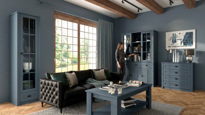 Conjunto de sala de estar vitrina cómoda paredes sala de estar cómodas aparador armario mesa de 4 piezas.