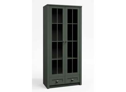 Vitrina de casa de campo Vitrina hecha a mano Armario de sala de estar Vitrina de madera Nuevo