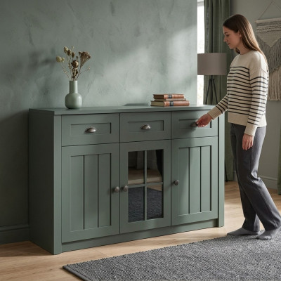 Cómoda Armario Credenza Muebles de sala de estar Cómodas Credenzas Cajones Aparador