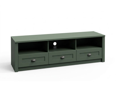 Mueble de televisión de estilo rústico, aparador de RTV, mueble de madera.