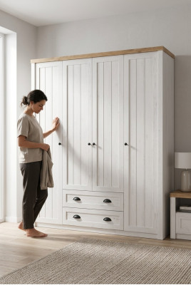 Estilo moderno Armario Armario Madera Vestidor Dormitorio Art déco.