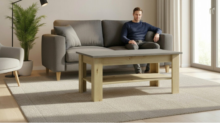 Mesa de madera mesas de centro de madera muebles de salón 120x60cm mesa de centro mesas mesa