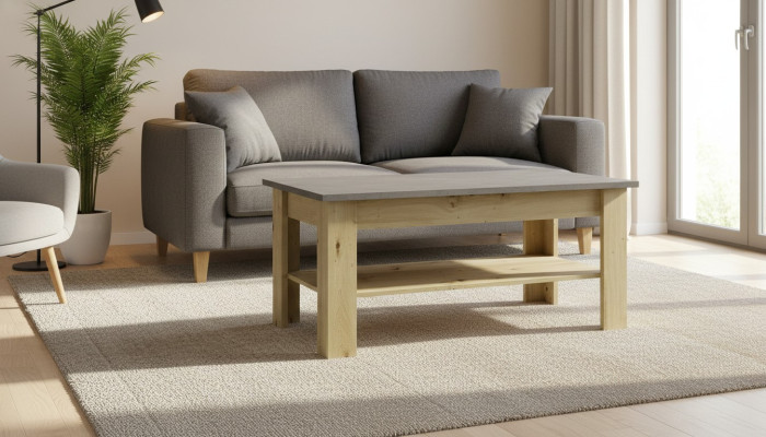 Mesa de madera mesas de centro de madera muebles de salón 120x60cm mesa de centro mesas mesa