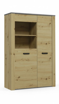 Vitrina Diseño Armario Salón Bar Aparador Vitrinas de Casa de Campo Armarios de Madera