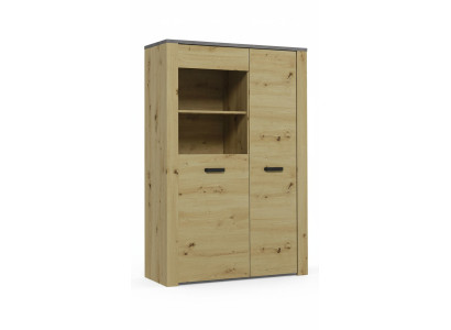 Vitrina Diseño Armario Salón Bar Aparador Vitrinas de Casa de Campo Armarios de Madera