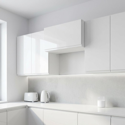 Armario colgante de pared Interior cocina Luz Cocina Armario de pared para vajilla Nuevo