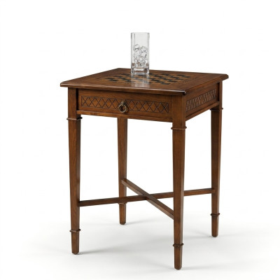 Mesita de noche Tablero de ajedrez Muebles Mesa de café Mesa de centro Mesa de madera Mesa