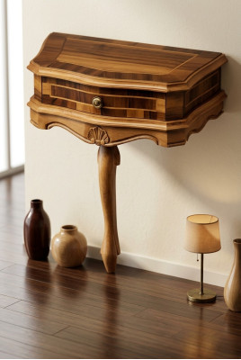 Mesa de consola Mesa consola Mesa de noche Mesa auxiliar Mesa de consola de madera Mesa de pared Madera maciza