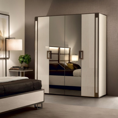 Lujo Armario de ropa Diseño Armarios Decoración Madera Muebles italianos