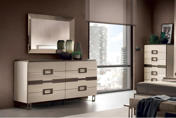 Diseño cómoda muebles aparador clásico sala de estar madera moderno lujo Italia