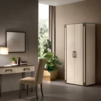 Armario de madera dormitorio Armario Estilo moderno Armarios Multiusos Estante
