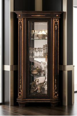 Vitrina armario Vitrinas clásicas Armarios de salón Decoración Cómoda Nueva