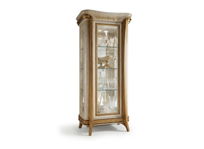 Estilo Imperio Armario Vitrina Gabinete de cristal Librero Librero