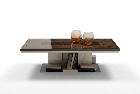 Mesas de café Mesa de lujo de madera Mesas Consolas Diseño Muebles italianos Arredo
