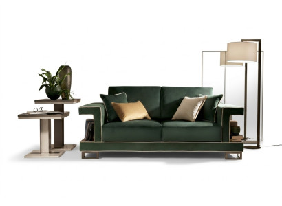 Sofá de lujo de dos plazas, diseño de muebles tapizados en tela, sofás, sofás-cama nuevos.