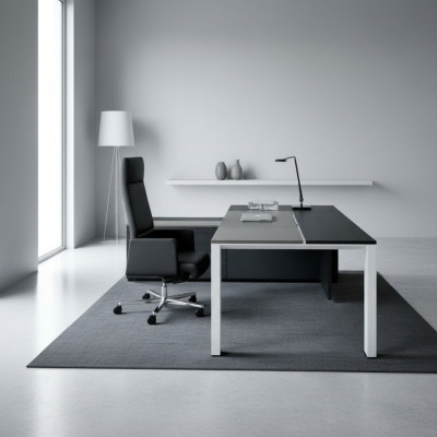 Mesa de conferencia, mesa esquinera con cajones, mesa esquinera con estantes, escritorio de computadora, muebles nuevos.