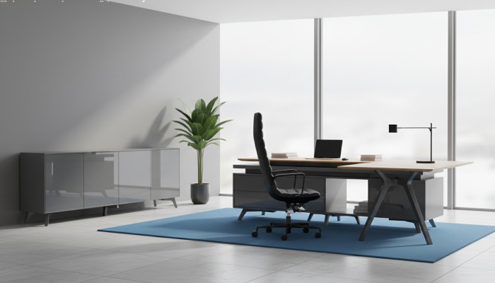Diseño escritorio Muebles italianos Mobiliario informático Mesa Frezza