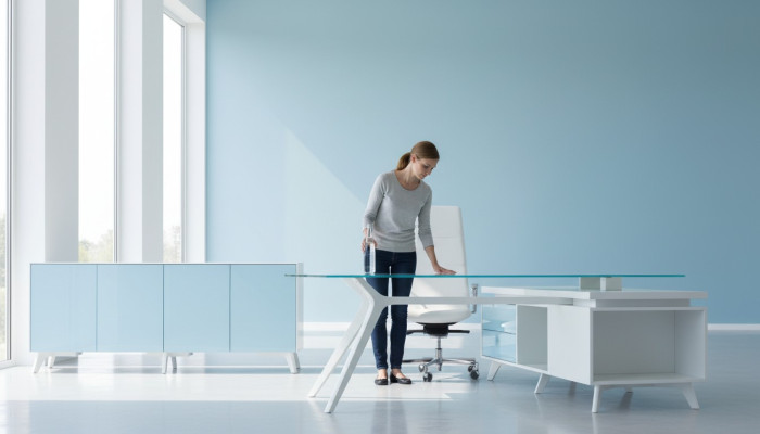 Escritorio Mesa italiana Escritorios Muebles de computadora Mesas Muebles Frezza