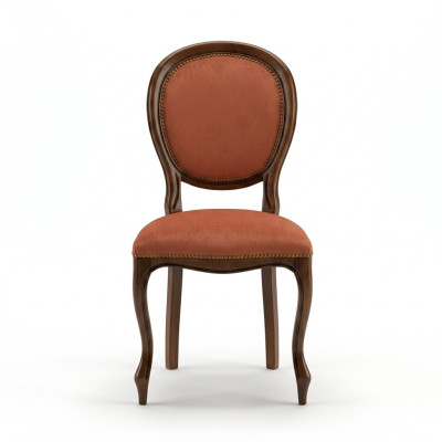 Silla Marrón Diseño Sala de estar Comedor Madera Sillas Tapizado Sillón Muebles Nuevo