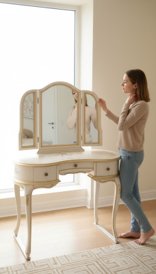 Mesa de consola consola espejo tocador muebles mobiliario consolas mesas nuevo