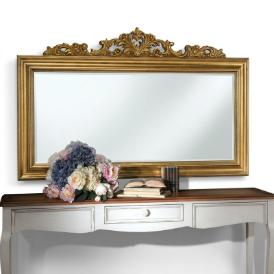 Marco de madera real de diseñador clásico Espejo XXL 184x117 Espejo - Modelo BV