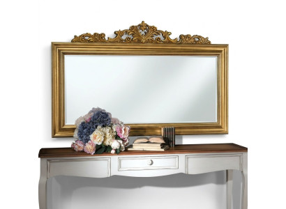 Marco de madera real de diseñador clásico Espejo XXL 184x117 Espejo - Modelo BV