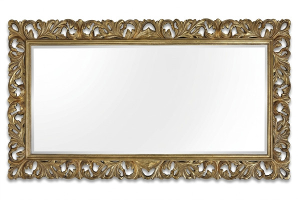Espejo de pared de muebles de espejo clásico de diseñador italiano en madera - Modelo 1576