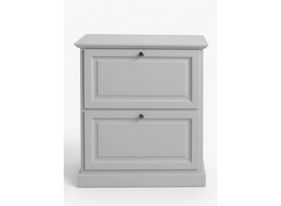 Mueble de zapatos de madera para zapatos italiano con compartimento y cajones en madera maciza.