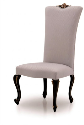 Silla de comedor Silla de comedor Sillas de relajación Silla de terciopelo y madera beige diseño de asiento.