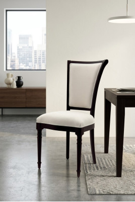 Sillones tapizados 1x sillón sala comedor textil silla de diseñador de lujo con respaldo