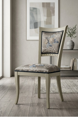 Sillas de respaldo inclinado Sillones de diseño relajante de Italia Silla de comedor de madera Muebles