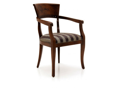 Silla con reposabrazos Silla de comedor Madera Nuevo Sillas de comedor Sillón Diseño Déco