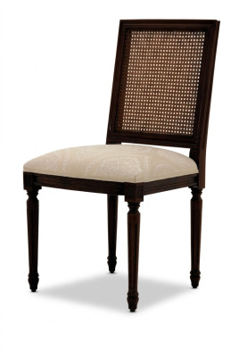 Diseño de tela de lujo, nuevo sillón con reposabrazos silla de comedor sillas de comedor